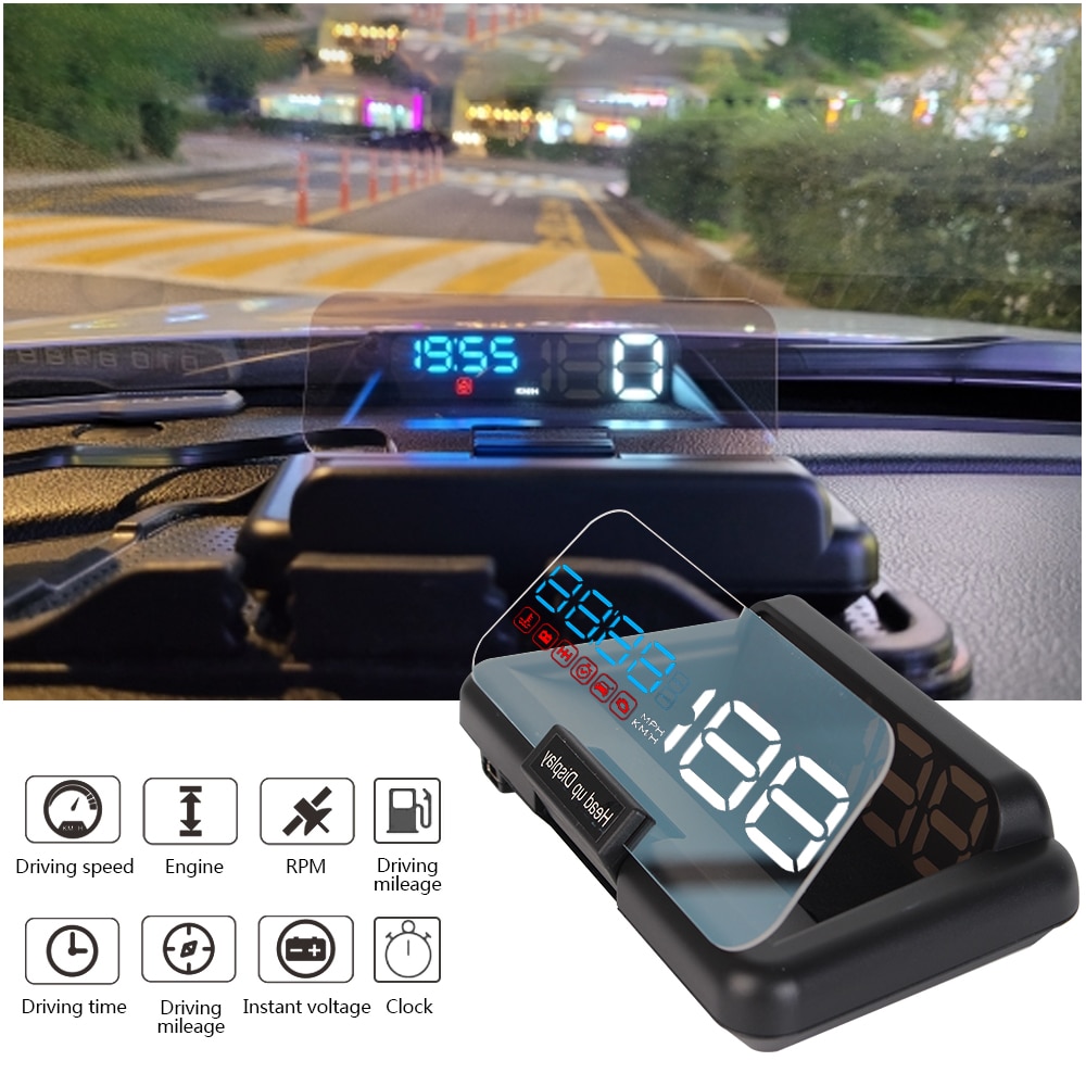 ڵ  C500 ̷ HUD OBD2 ӵ,  RPM  ˶,    ׽, ڵ   ÷